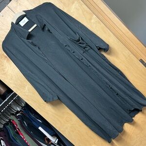 Legoe Heritage Charcoal Gray Comfy Half Sleeve Dress Size 4/Large - Maternity